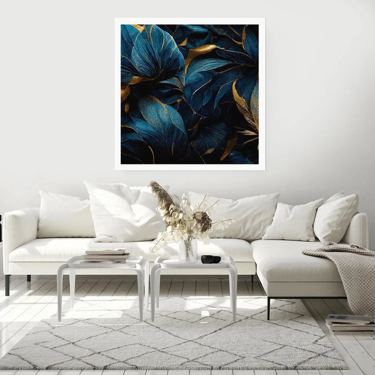 Plakat - Foret med guld - 30x30 cm