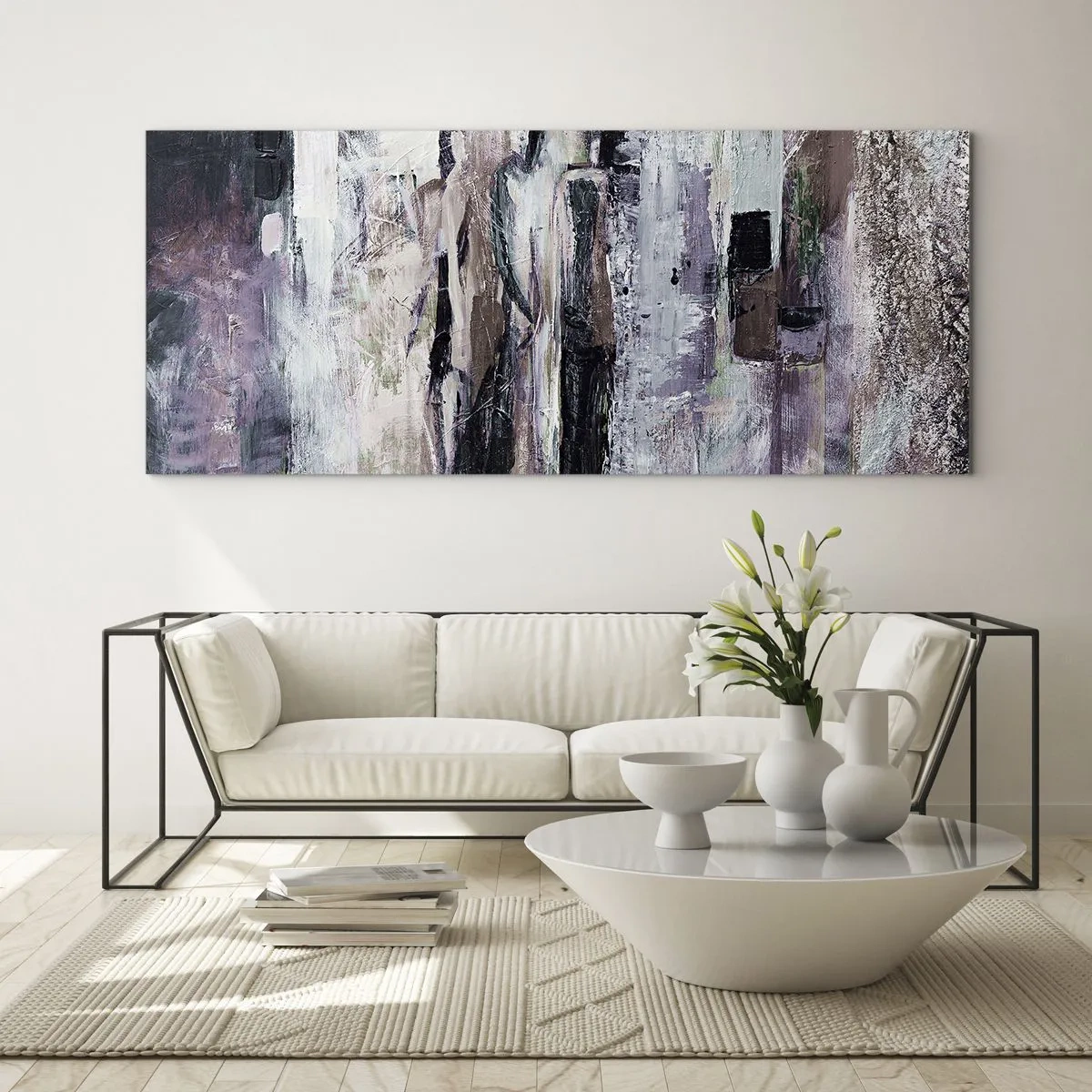 Billede på glas - De mystiske tre - 100x40 cm