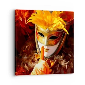 Lærredstryk - Billede på lærred - Mystik er en del af spillet - 30x30 cm