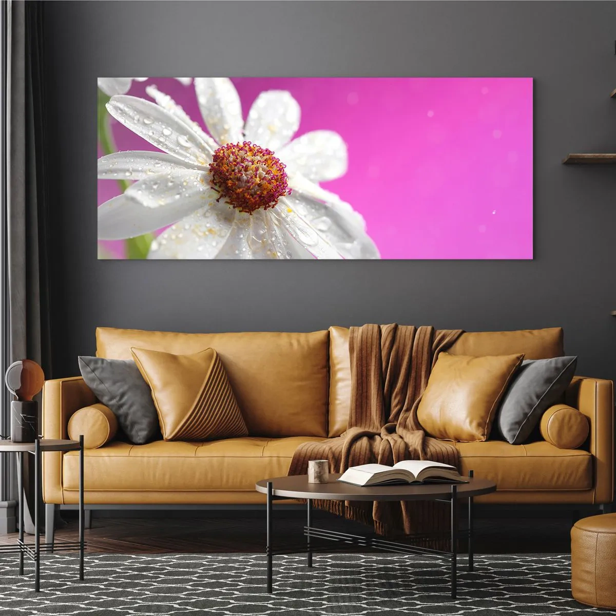 Billede på glas - Beskedent i sin skønhed - 140x50 cm