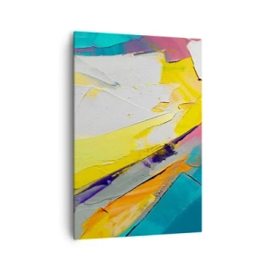 Lærredstryk - Billede på lærred - Lysets anatomi - 70x100 cm