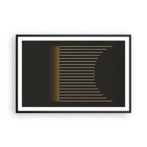 Plakat i sort ramme - Udforsk mørket - 91x61 cm