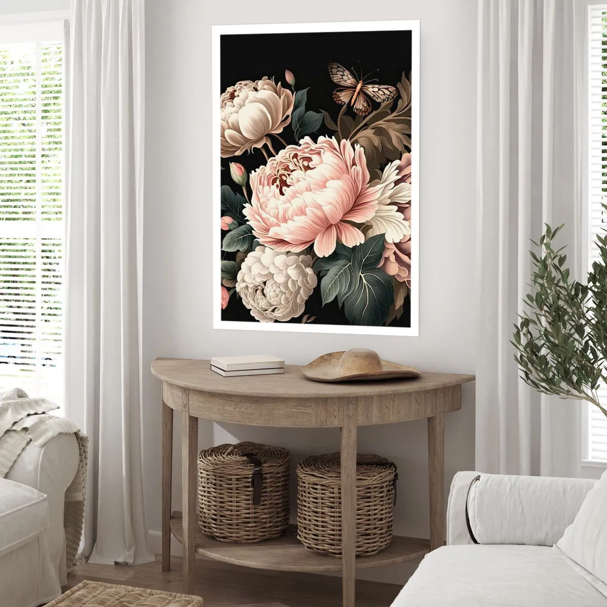 Plakat - I barok stil - 70x100 cm