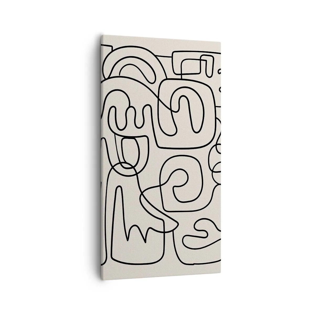 Lærredstryk - Billede på lærred - På sporet - 55x100 cm