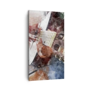 Lærredstryk - Billede på lærred - Og hvad synes du? - 45x80 cm