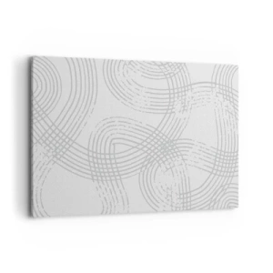 Lærredstryk - Billede på lærred - Der er ingen lige vej - 120x80 cm