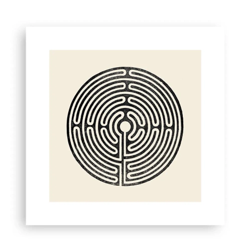 Plakat - Mystisk orden - 30x30 cm