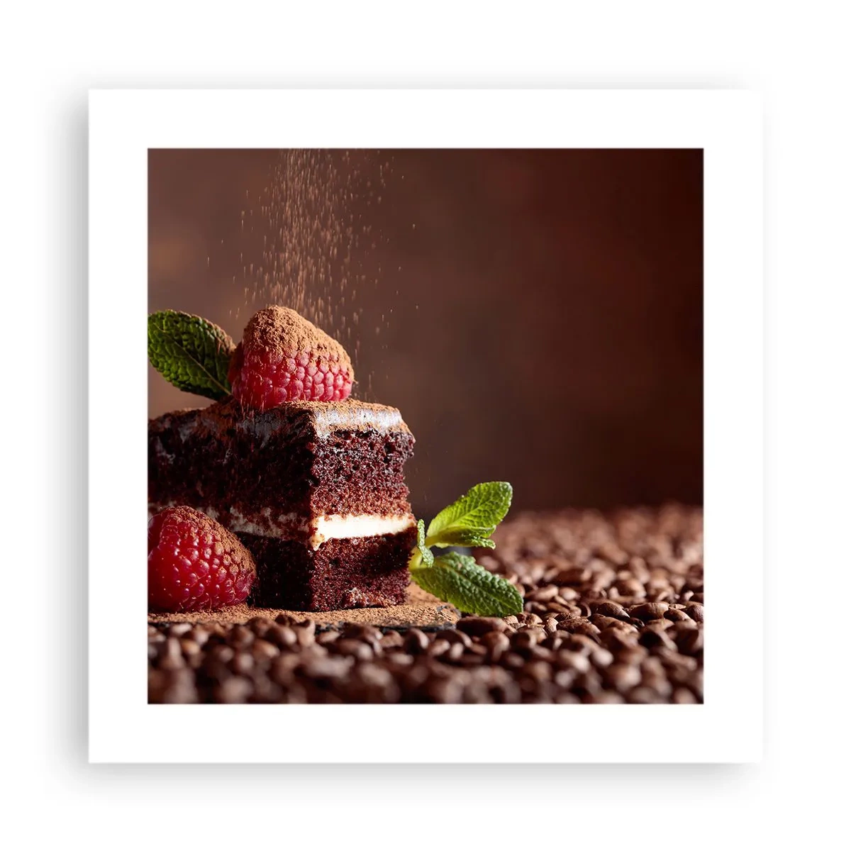 Plakat - Livet er sødt - 40x40 cm