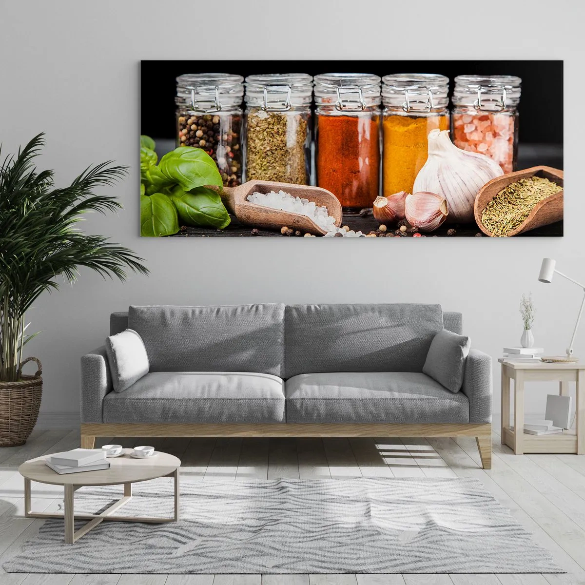 Billede på glas - For at livet kan smages - 100x40 cm