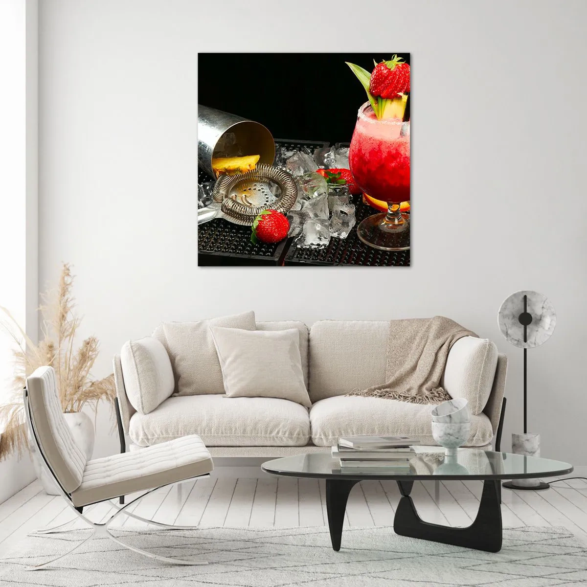 Billede på glas - Fremkald smagen - 30x30 cm