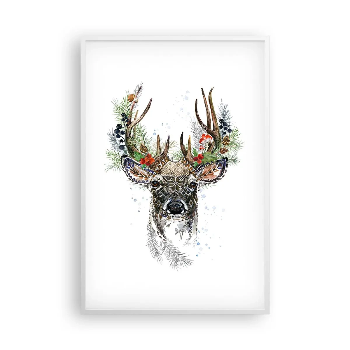 Plakat i hvid ramme - I festlig påklædning - 61x91 cm