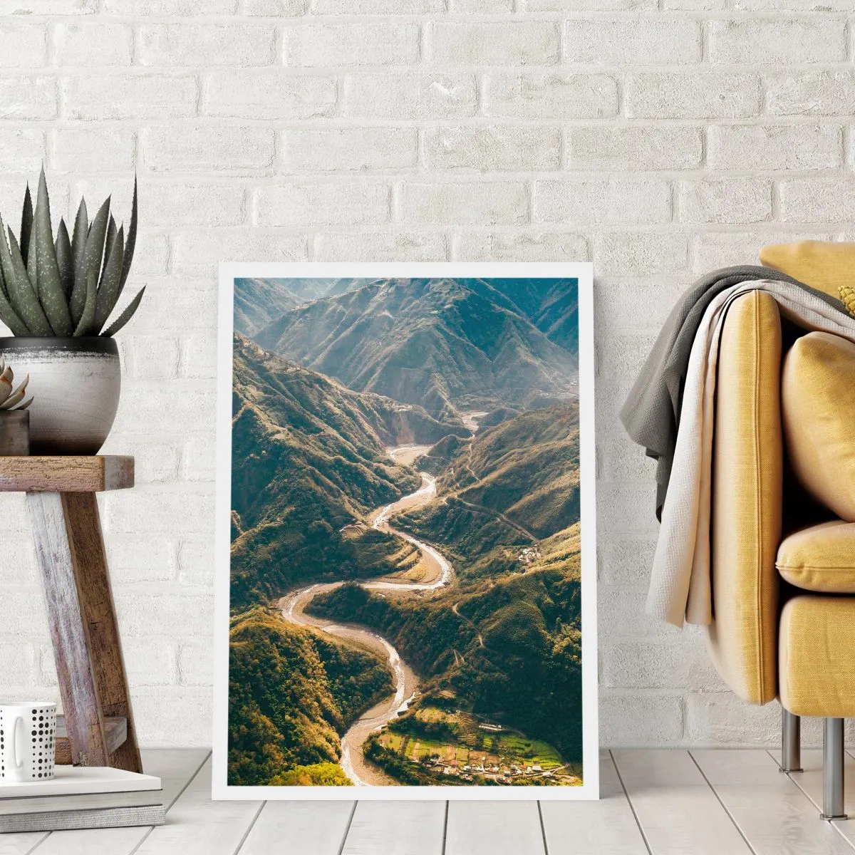 Plakat - Direkte fra hjertet af bjergene - 70x100 cm