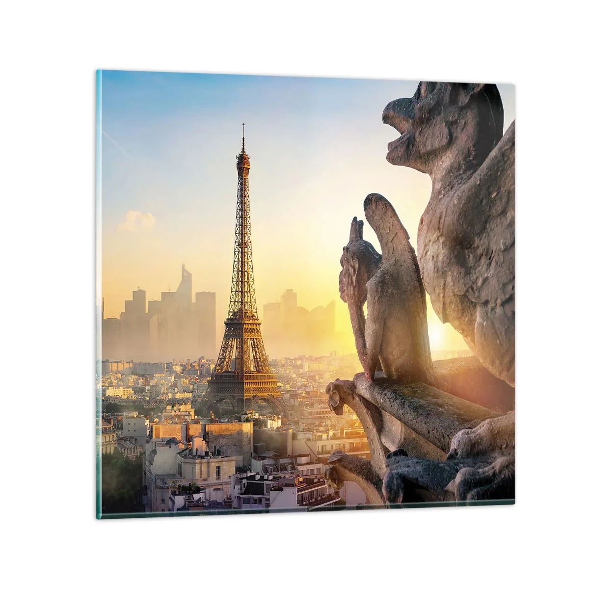 Billede på glas - Meget har ændret sig... - 70x70 cm