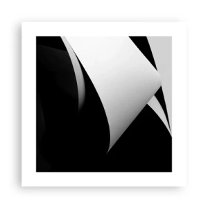 Plakat - Lysflader fra skyggernes dybder - 40x40 cm