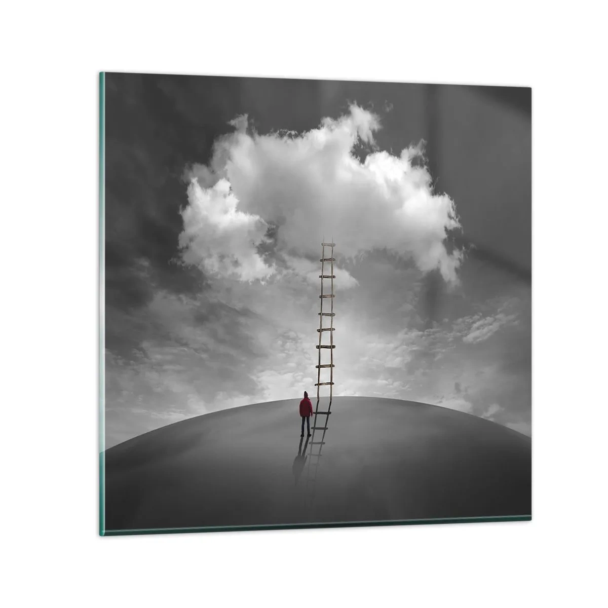 Billede på glas - Alt er muligt - 30x30 cm