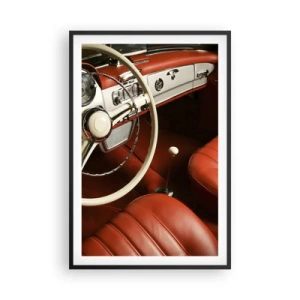Plakat i sort ramme - Luksus i vintage stil - 61x91 cm