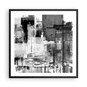 Plakat i sort ramme - Gråt er smukt - 60x60 cm