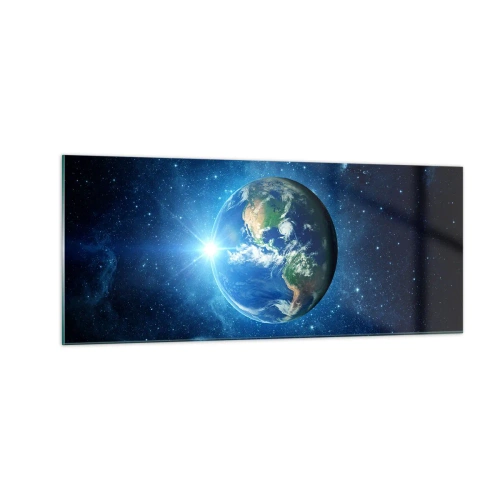 Billede på glas - Vi er i himlen - 100x40 cm