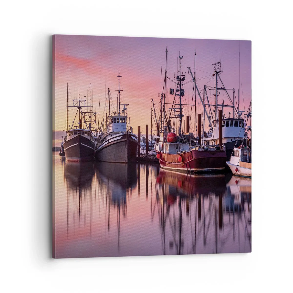 Lærredstryk - Billede på lærred - Før den næste dag - 70x70 cm