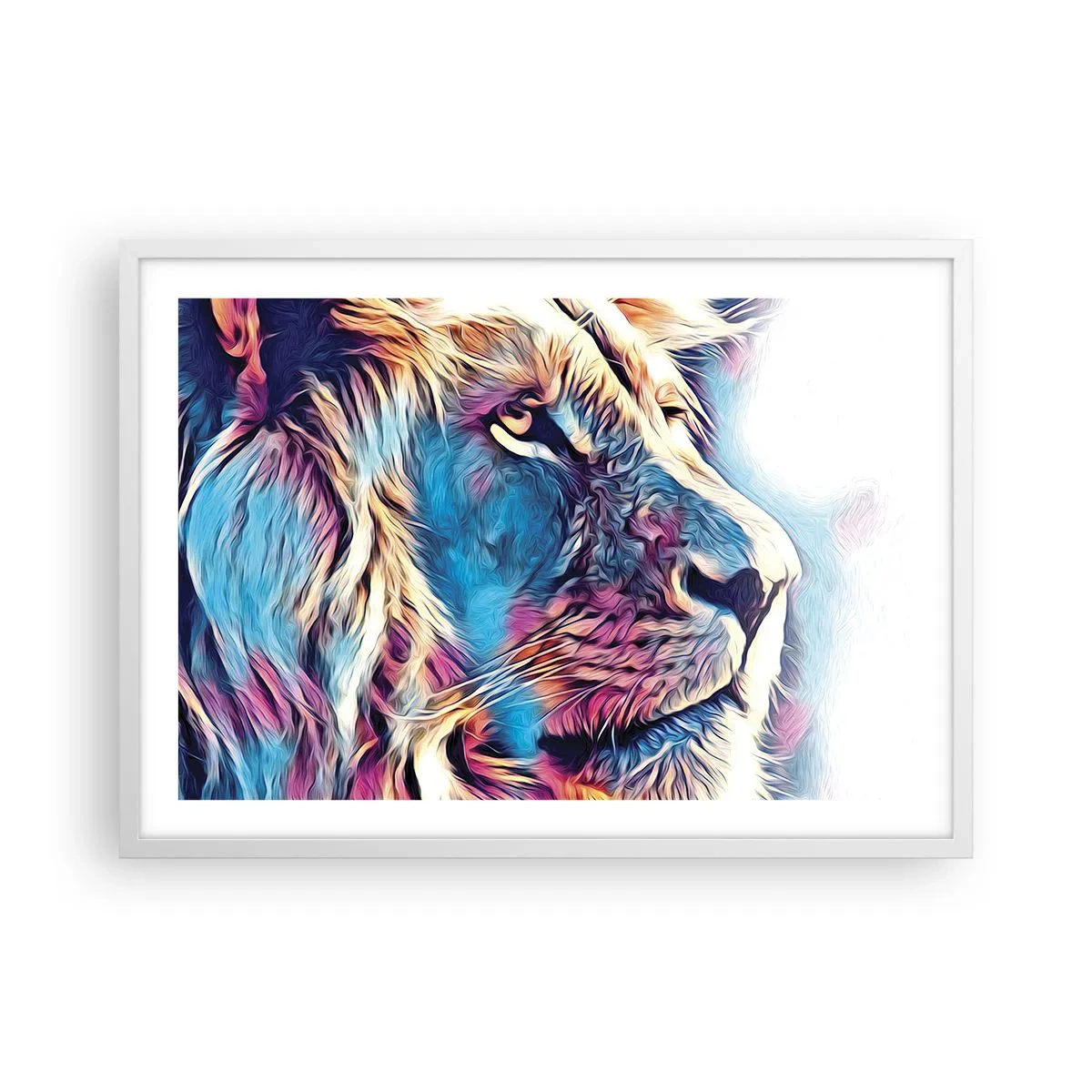 Plakat i hvid ramme - Naturens visdom - 70x50 cm