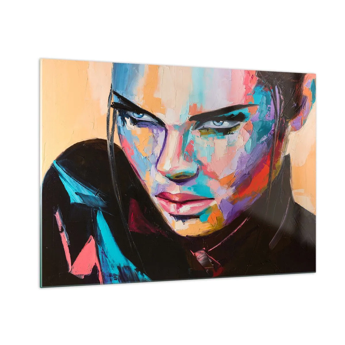 Billede på glas - Vild i hjertet - 100x70 cm