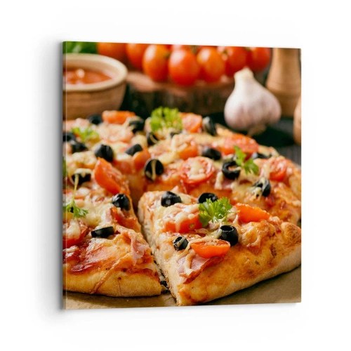 Lærredstryk - Billede på lærred - Du er sluppet af sted med det igen - 70x70 cm