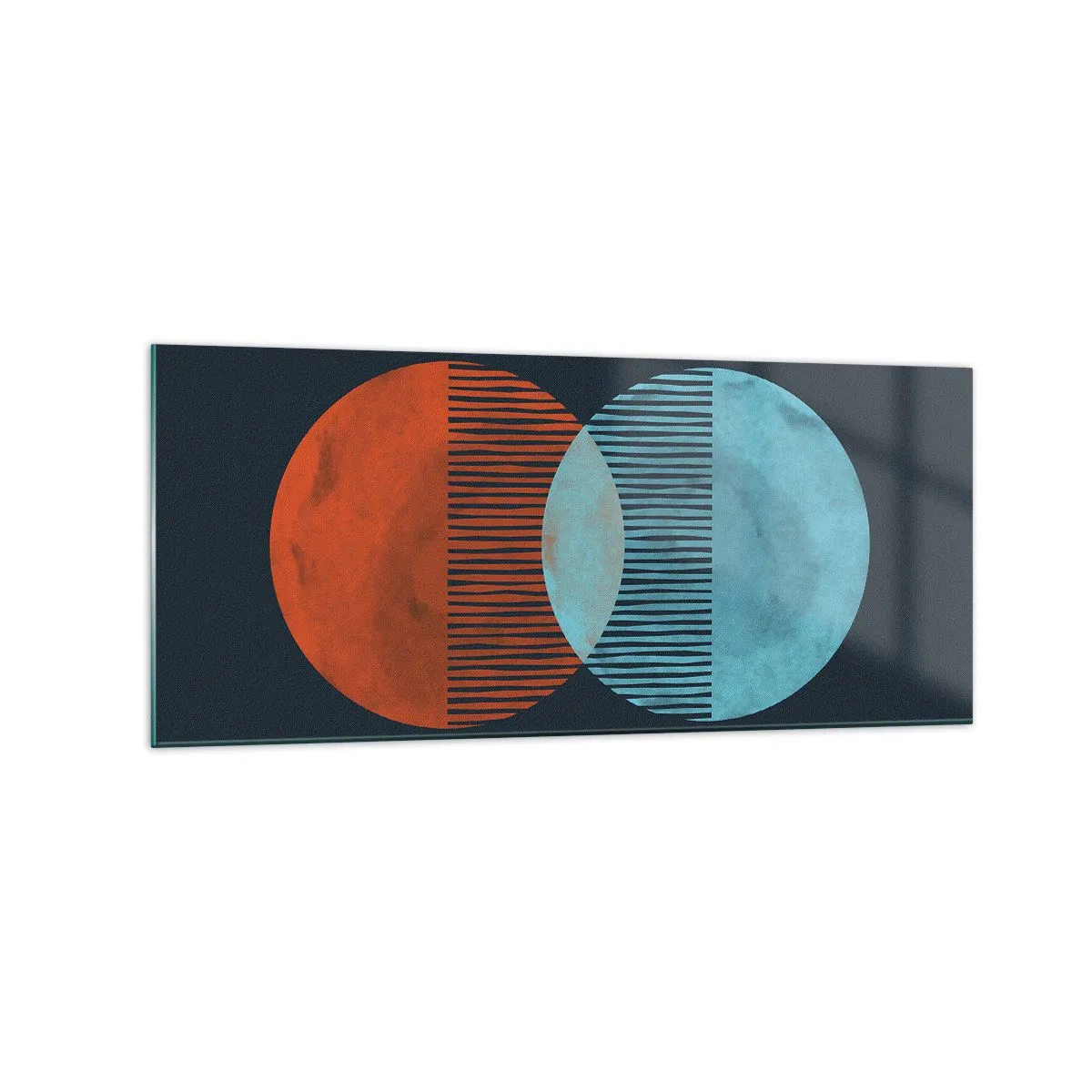 Billede på glas - Astronomisk fantasi - 120x50 cm