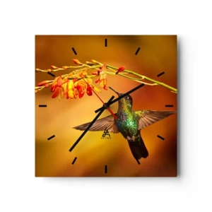 Vægur, Uret - Maya lysets budbringer - 30x30 cm