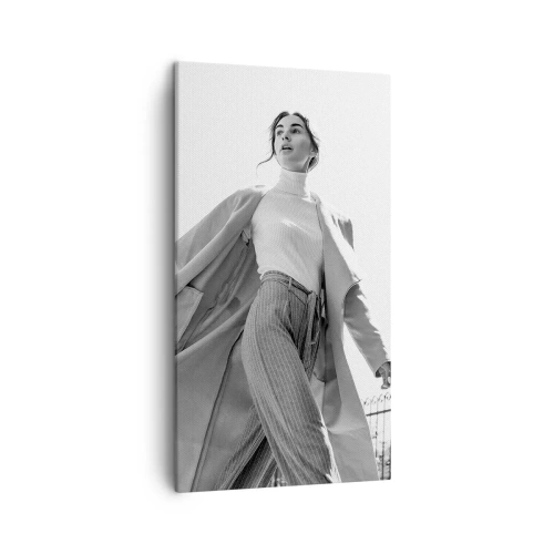 Lærredstryk - Billede på lærred - Kommer du med mig? - 45x80 cm