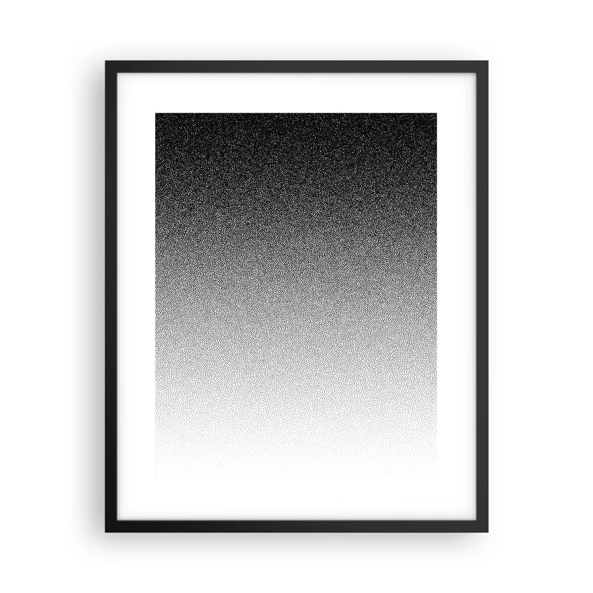 Plakat i sort ramme - På vej mod lyset - 40x50 cm