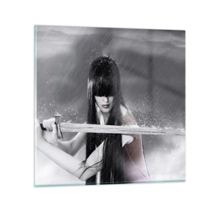 Billede på glas - Smuk og farlig - 60x60 cm