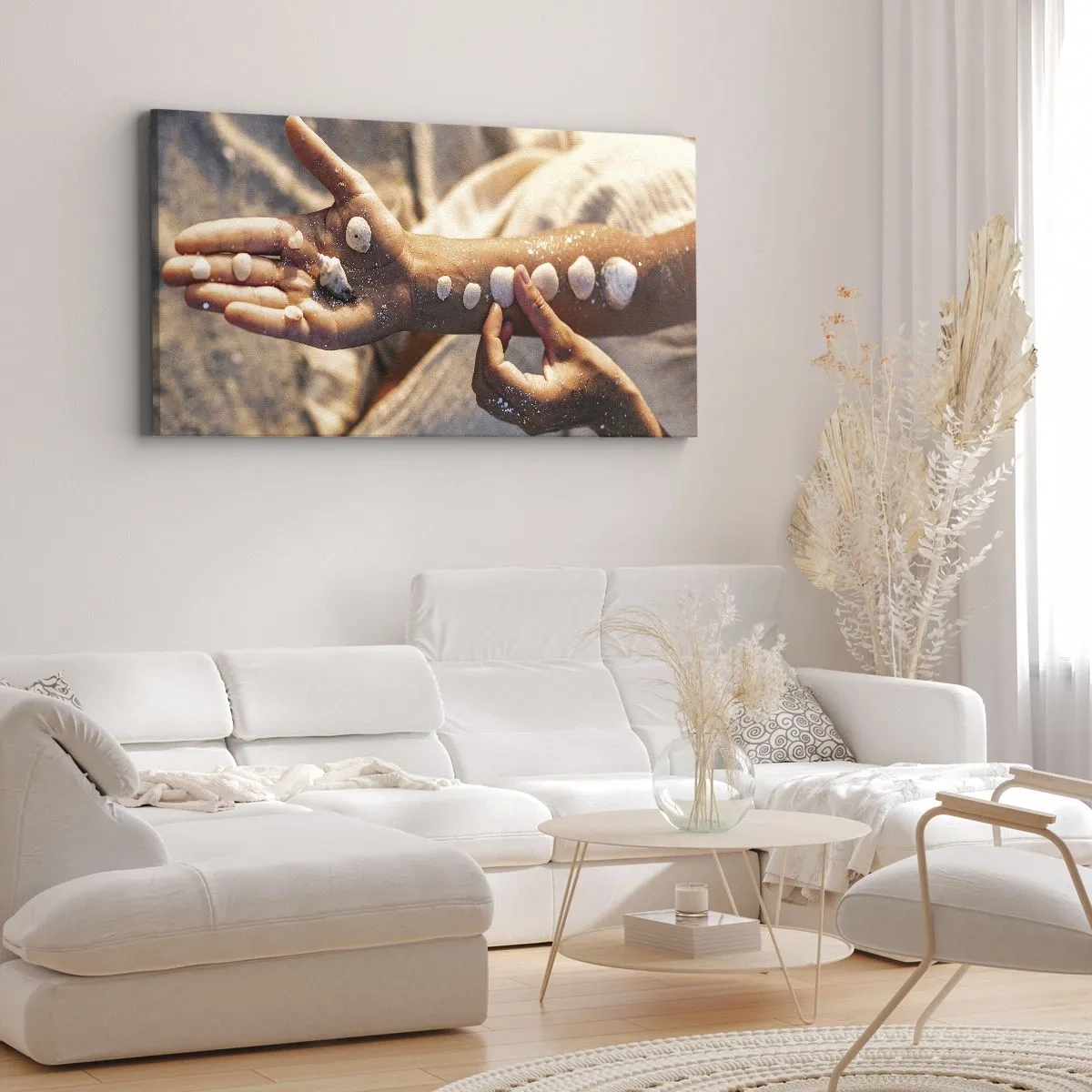 Lærredstryk - Billede på lærred - Skønhed inden for rækkevidde - 100x40 cm