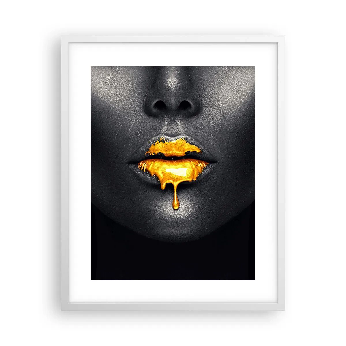 Plakat i hvid ramme - Gyldenmund - 40x50 cm