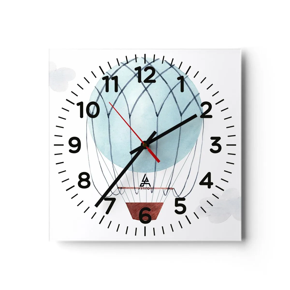 Vægur, Uret - Alt i skyerne - 40x40 cm