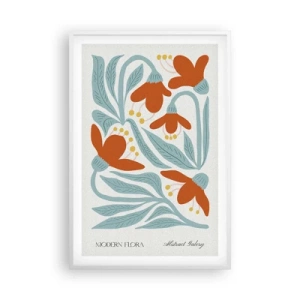 Plakat i hvid ramme - Mod jorden, mod solen - 61x91 cm