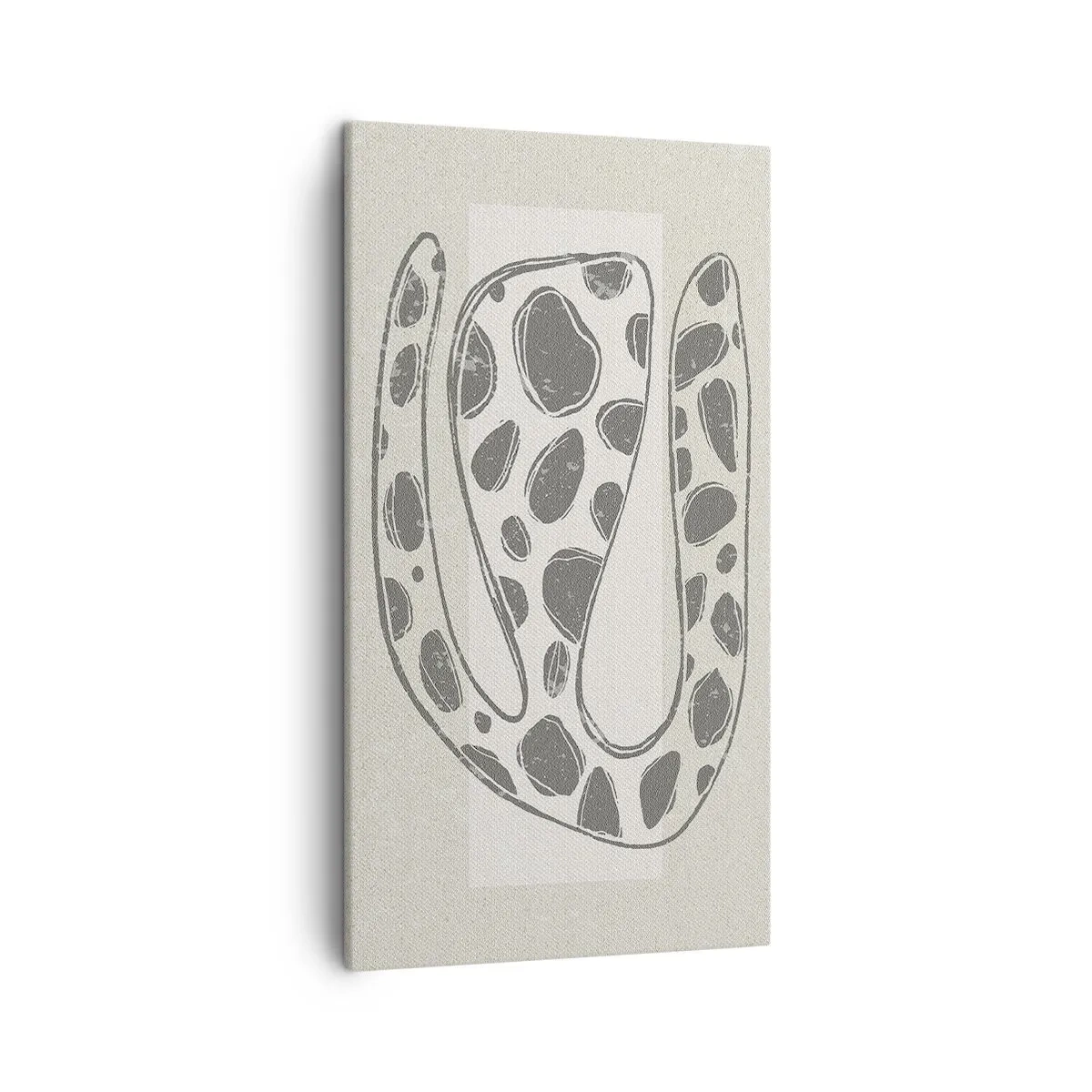 Lærredstryk - Billede på lærred - Bizart væsen - 45x80 cm