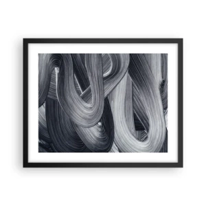 Plakat i sort ramme - Virkelighedens flygtighed - 50x40 cm