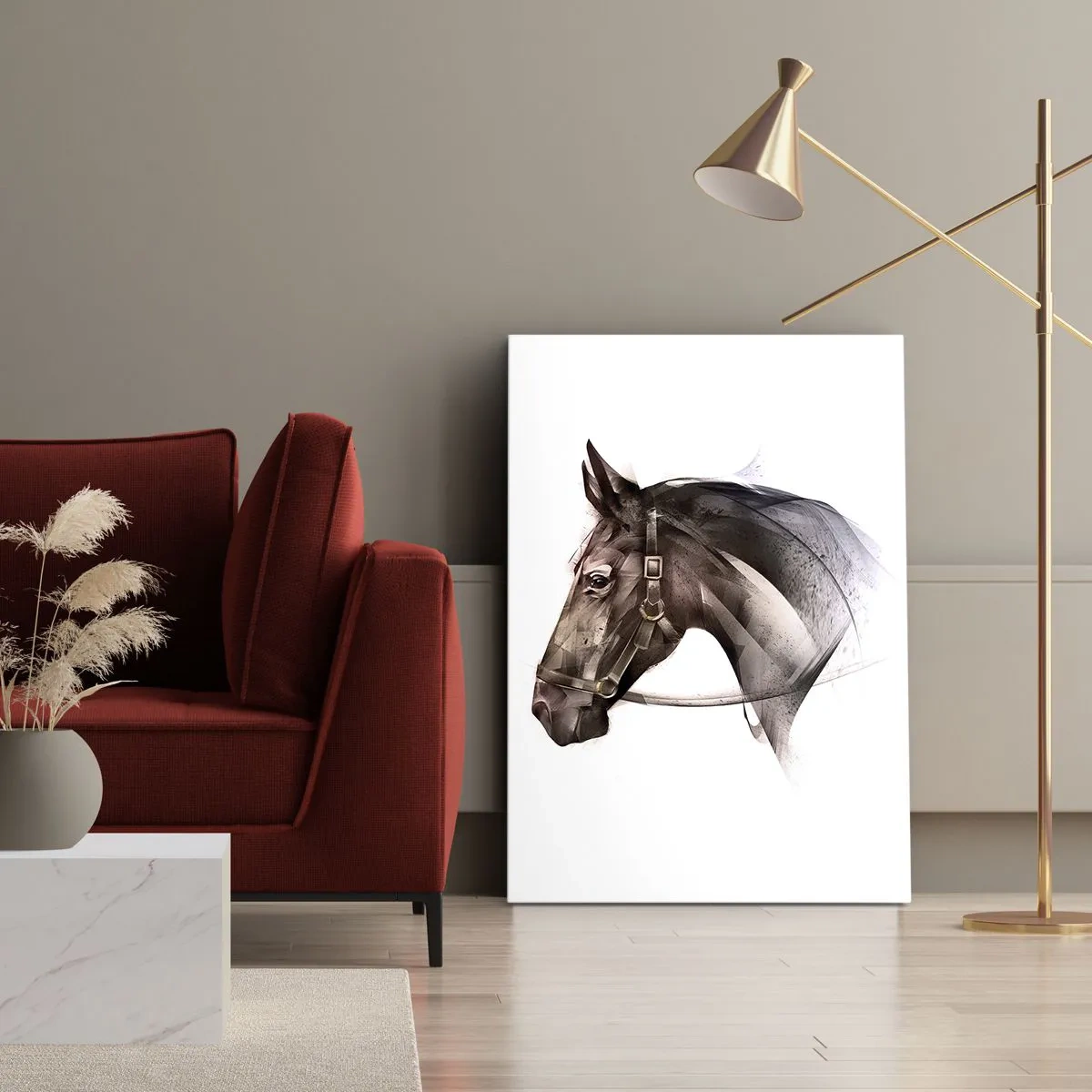 Lærredstryk - Billede på lærred - Sikke en charme - 50x70 cm