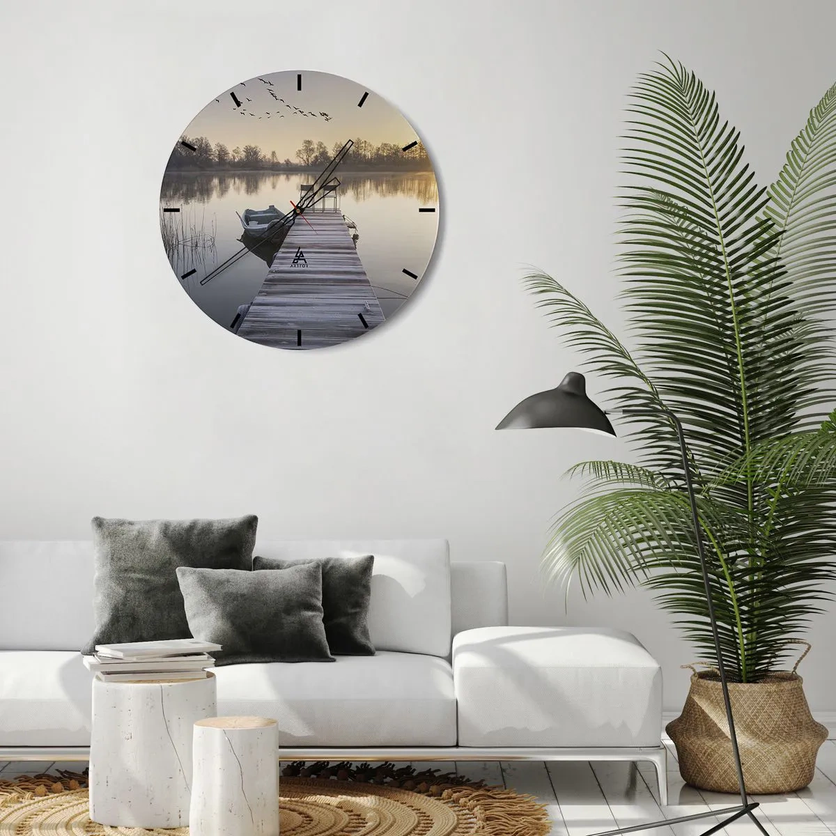 Vægur, Uret - Jeg kommer tilbage om et stykke tid - 40x40 cm