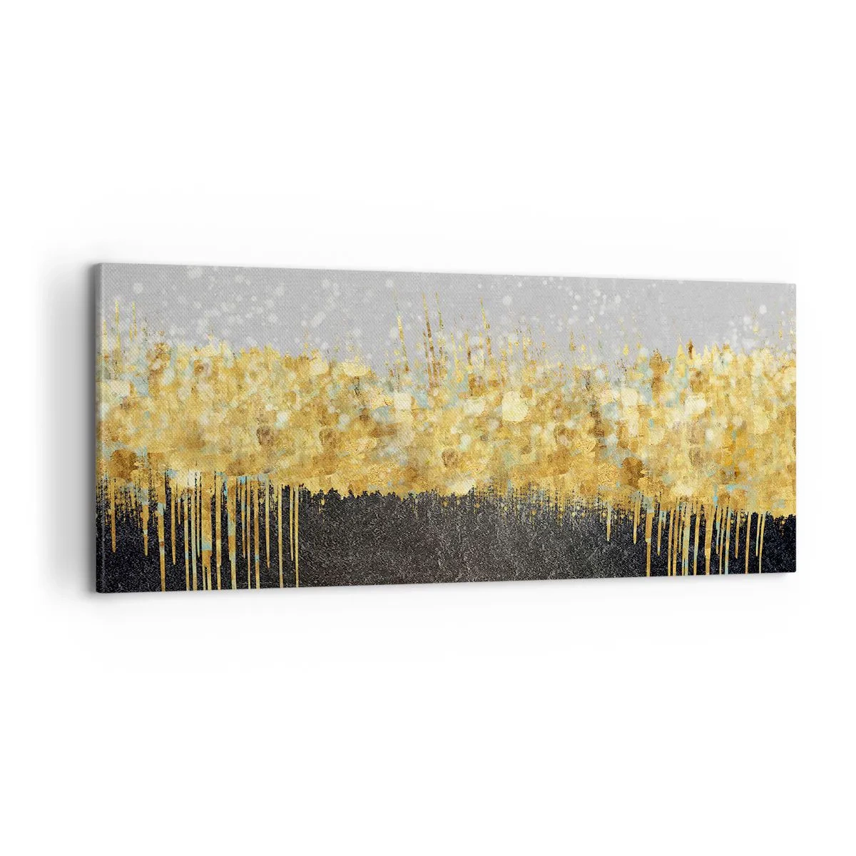 Lærredstryk - Billede på lærred - Indad og opad - 100x40 cm