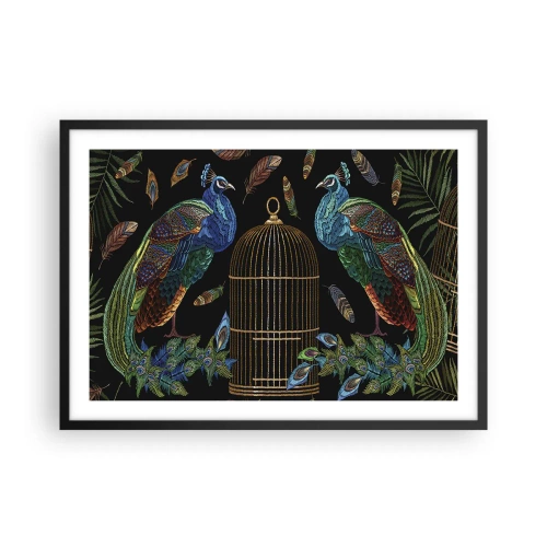 Plakat i sort ramme - I kongelige gevandter - 70x50 cm