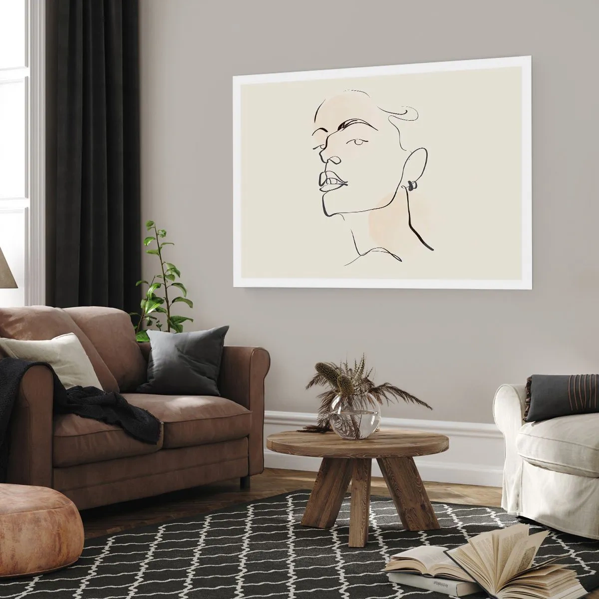 Plakat - Et stolt blik - 40x30 cm