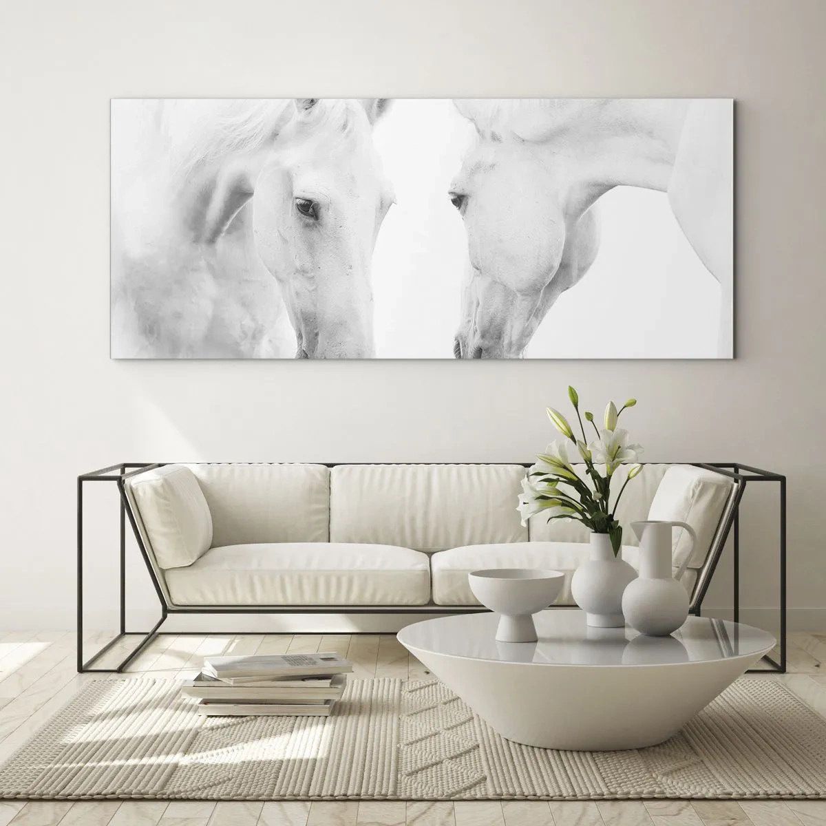 Billede på glas - Er dette venskab...? - 100x40 cm