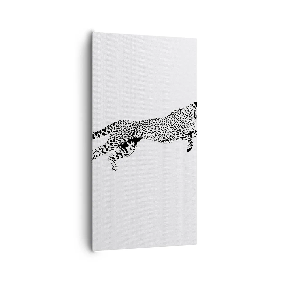 Lærredstryk - Billede på lærred - Den hurtigste på Jorden - 65x120 cm