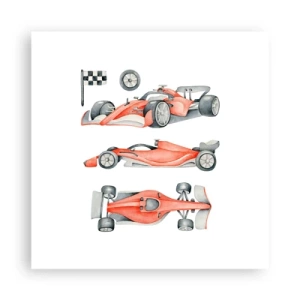 Plakat - At indhente en drøm - 40x40 cm