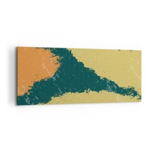 Lærredstryk - Billede på lærred - Abstraktion - i slowmotion - 120x50 cm