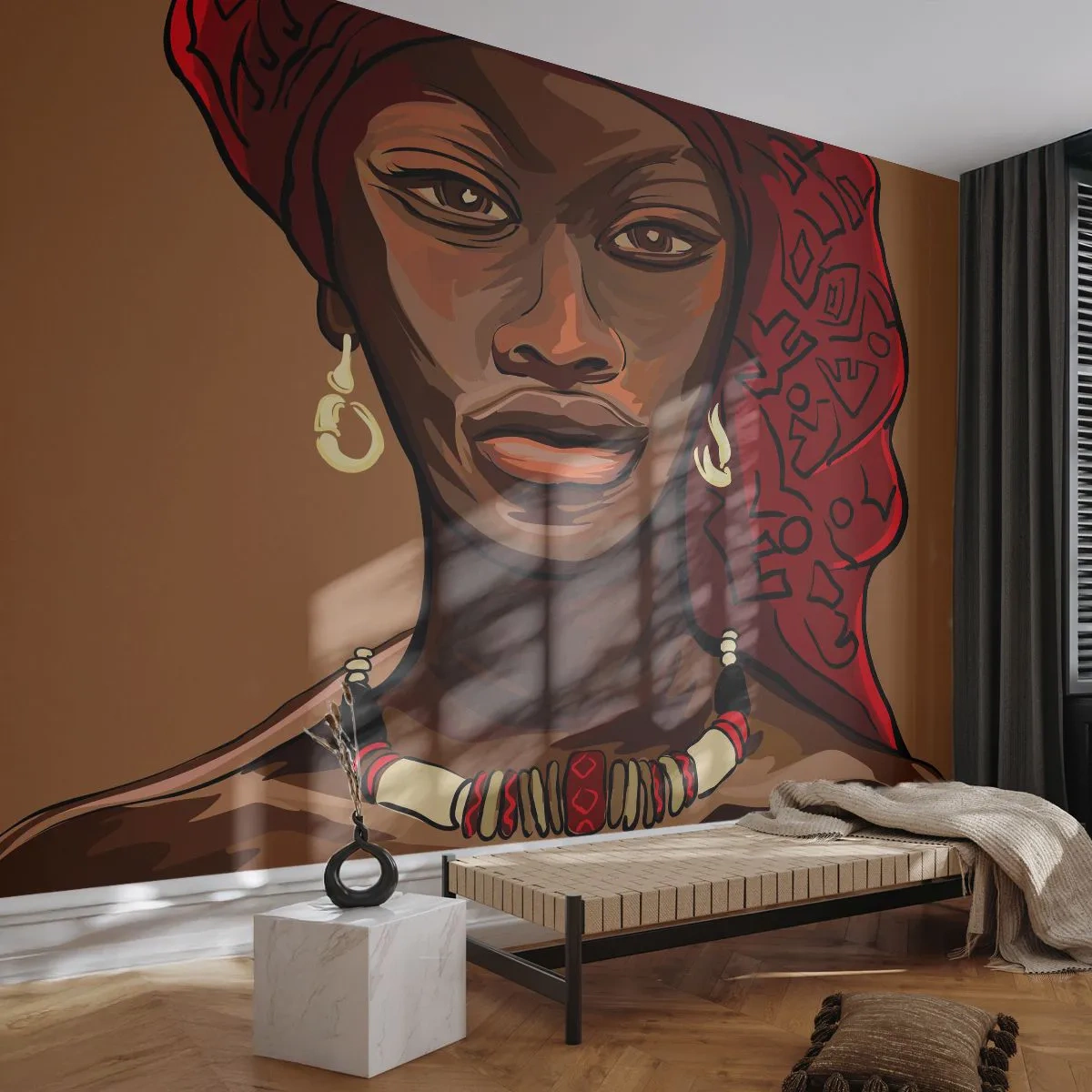 Fototapet Standard Eco - Ibenholt Venus - Kvinde, Afrika, Kultur - 200x140 cm