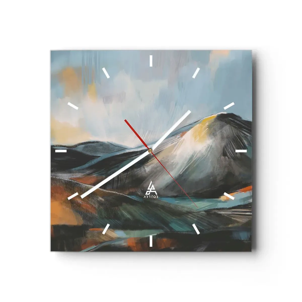 Vægur, Uret - Rå og smuk - 30x30 cm