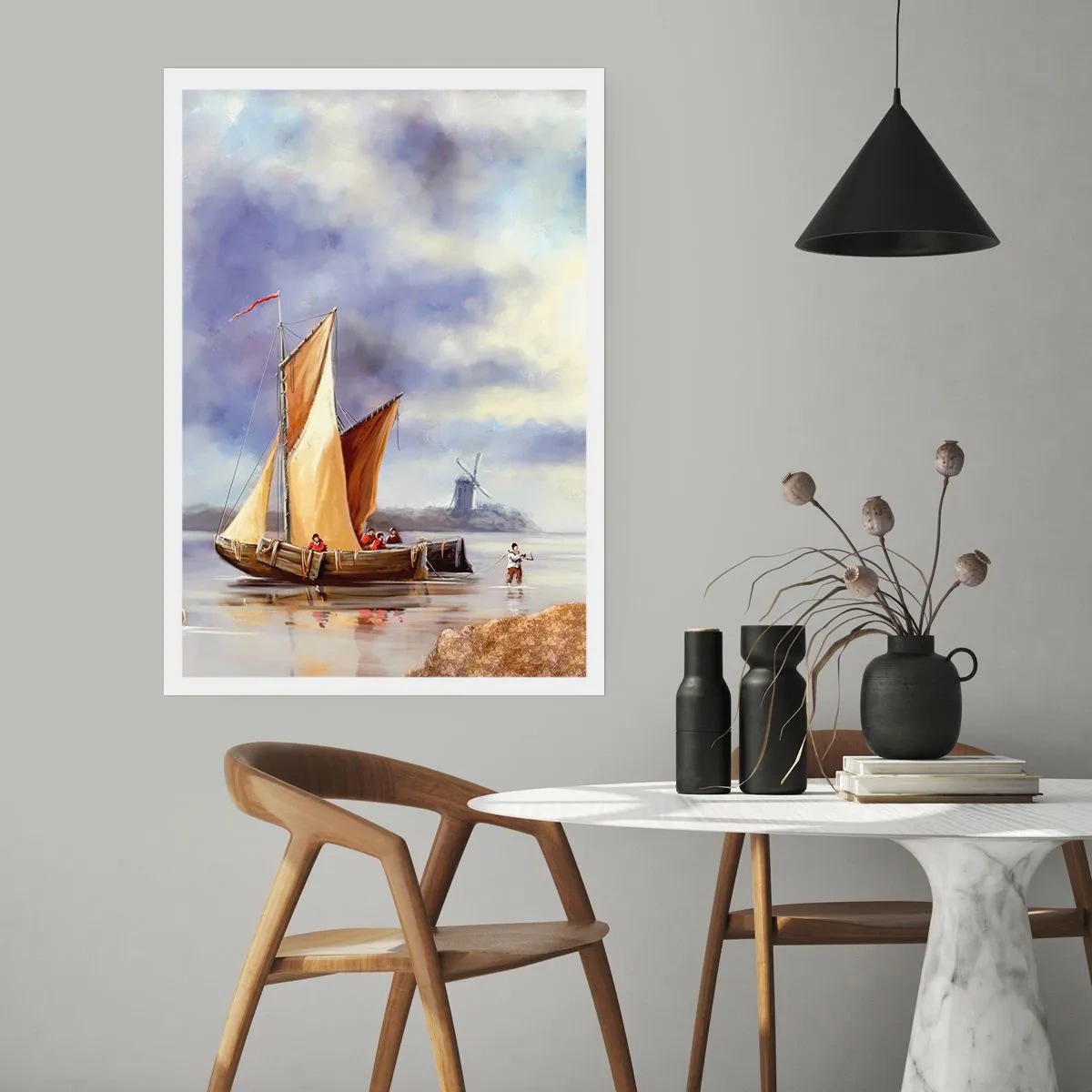 Plakat - Sømændenes tilbagevenden - 50x70 cm