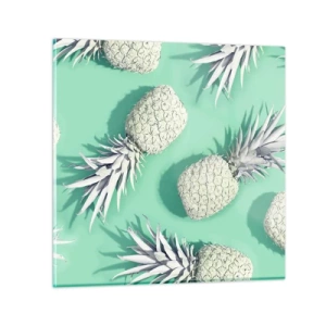 Billede på glas - passer godt sammen med mynte - 50x50 cm